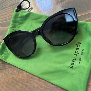 New Kate Spade Black Sunglasses